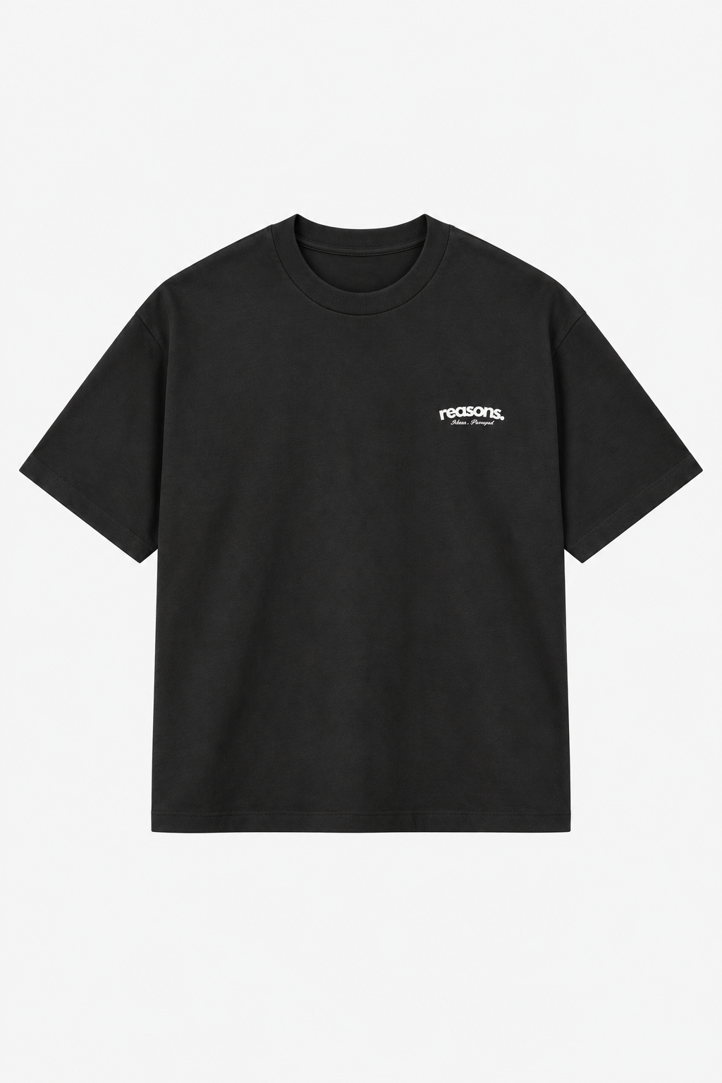 signature t-shirt : black & ivory