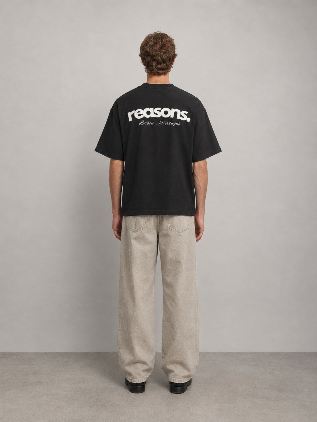 signature t-shirt : black & ivory