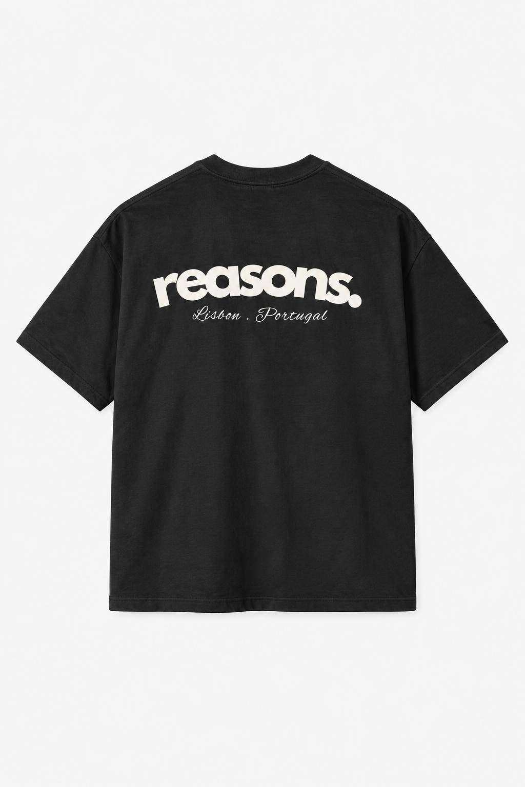 signature t-shirt : black & ivory